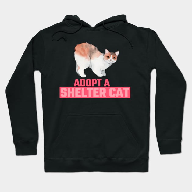 Rescue Cat Adopt a Shelter Cat Hoodie by TrendingNowTshirts